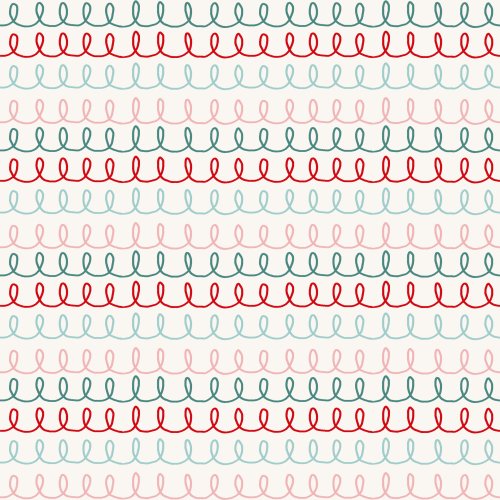 christmas loopy lines