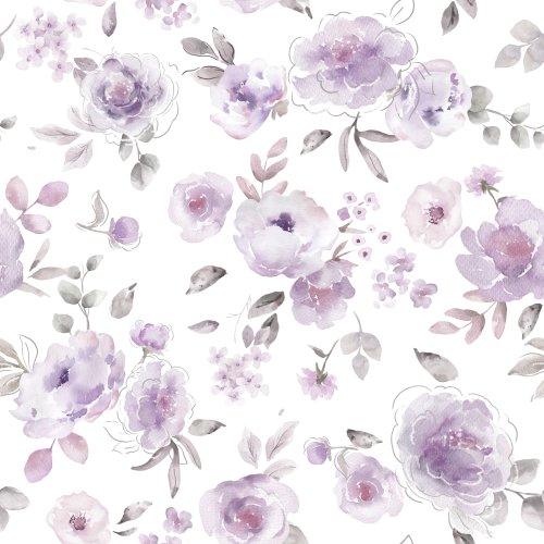 Watercolor peony and rose flower design. Hand painted.