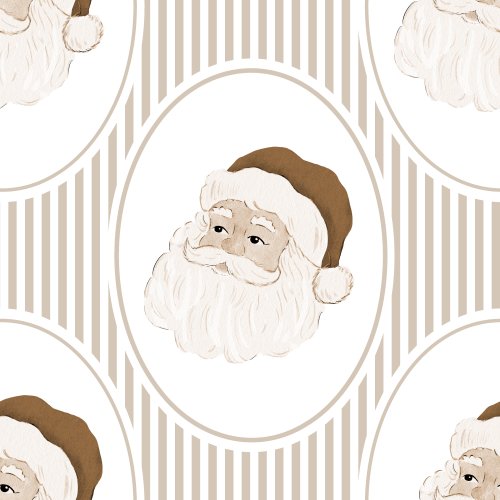 Whimsical Old style Traditional SANTA 