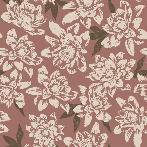 Sketched Florals Vintage 