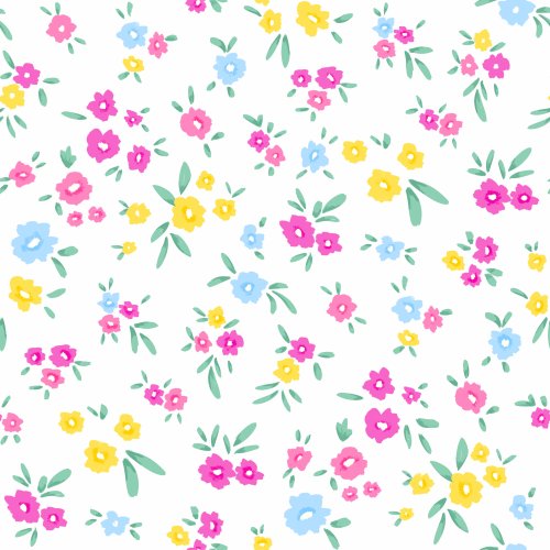 Bright painted florals 