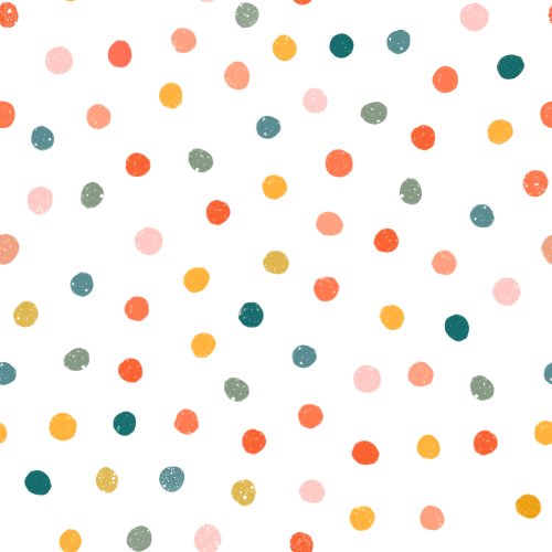 multicolor christmas polka dot design