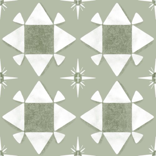 quilt like pattern hand drawn with holy cross star details