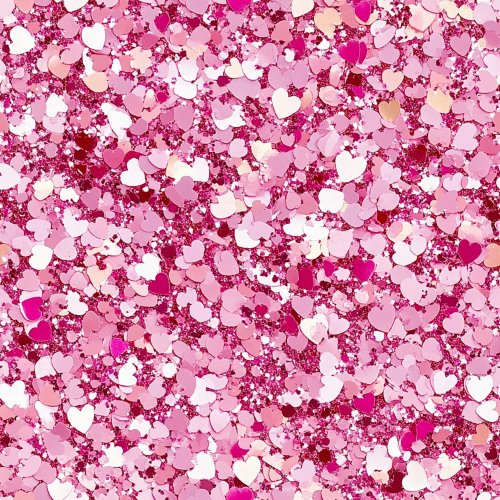 pink faux glitter design