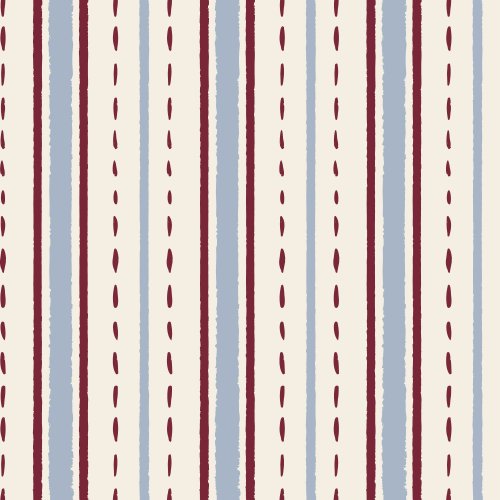 Blue striped hearts with a playful retro feel. A versatile Valentine fabric for kids clothing, quilts, bags, and cheerful handmade projects.