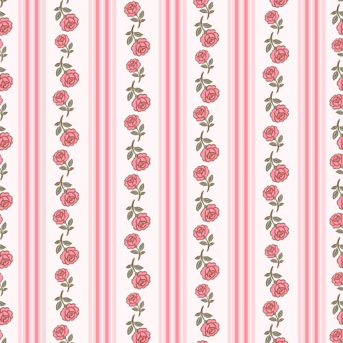 pink rose stripes