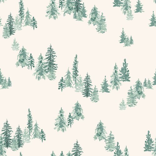 pine tree forest design