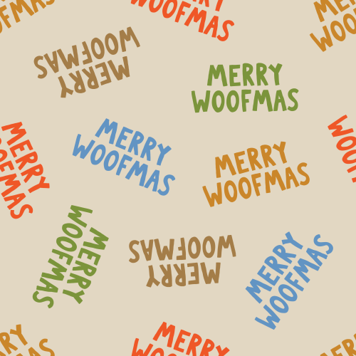 Tossed Merry Woofmas 