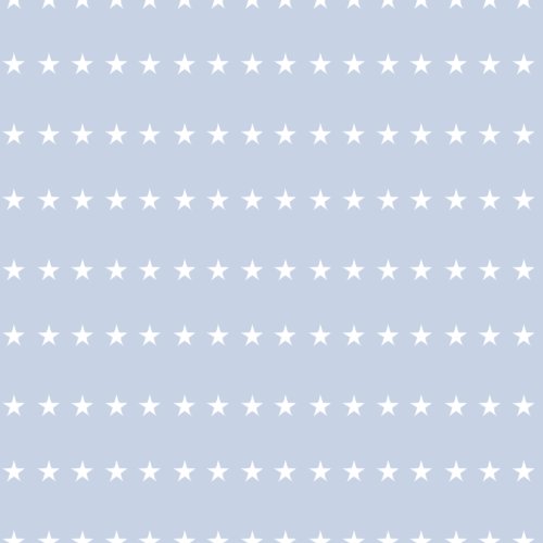 light blue background with white watercolor stars in straight lines going horizontally across