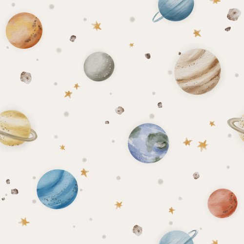 Planets in our Milkyway Galaxy, in cream.