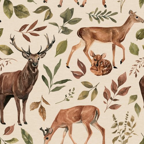 buck and doe deer design