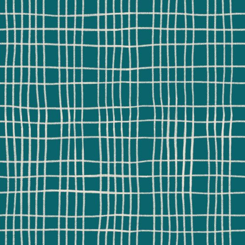 hand drawn grid plaid