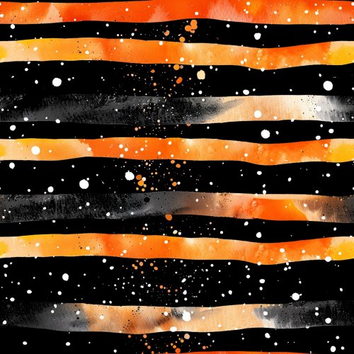 black and orange halloween stripes