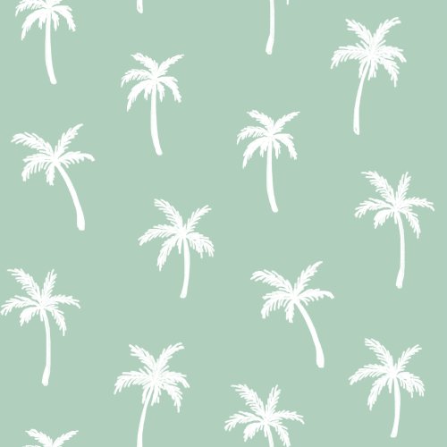 simple palm tree silhouettes on plain background