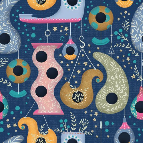 Fun quirky bird houses