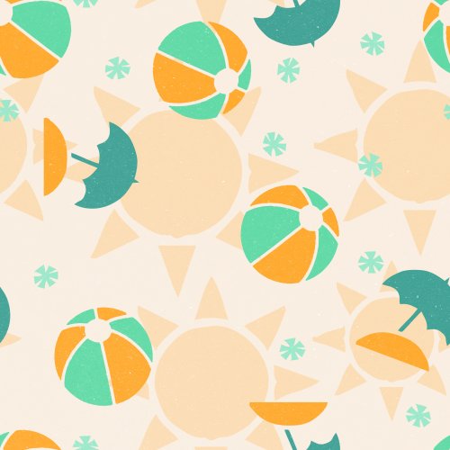 Beach balls and sunshine