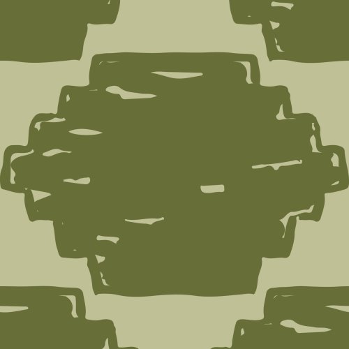 Southwestern geometric design with hand drawn textures Aztec inspired