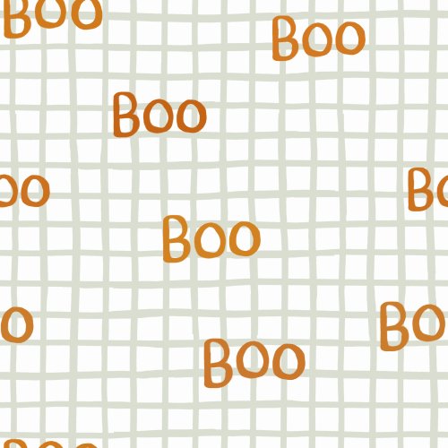 hallowee grid with "boo" text