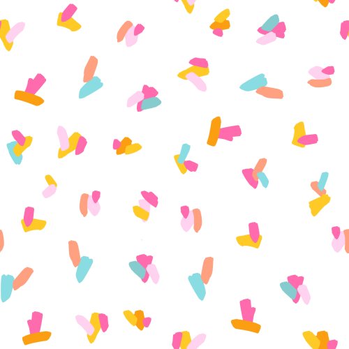 colorful brush strikes