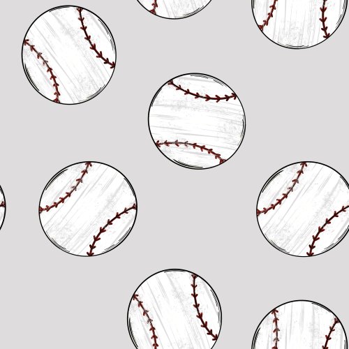 baseball on light gray background