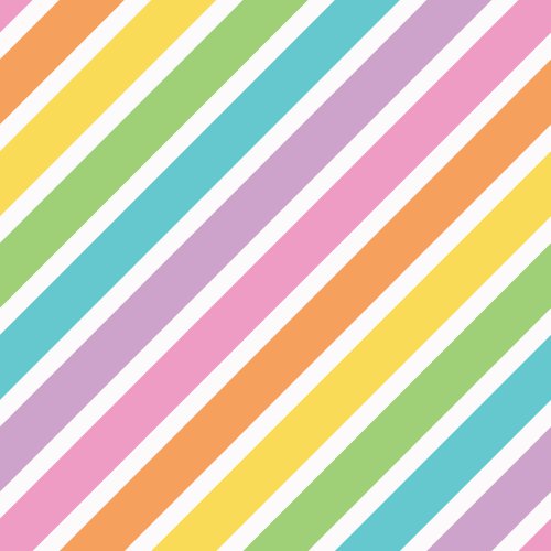 Pastel Rainbow Striped Pattern