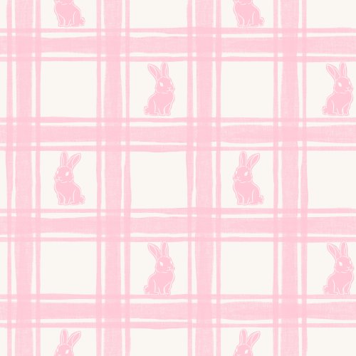 gingham with bunnies