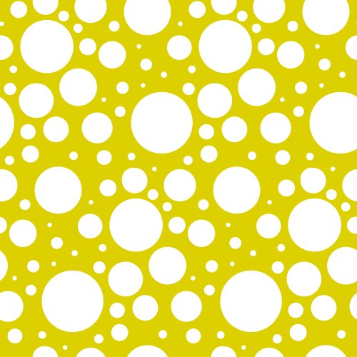 white dots on a yellow background