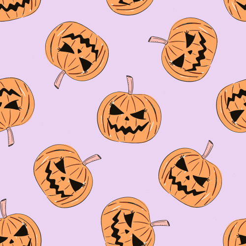 Textured Halloween Pumpkins, Jack O’Lanterns non directional 
