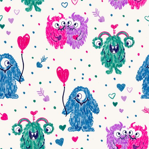 valentines day monsters