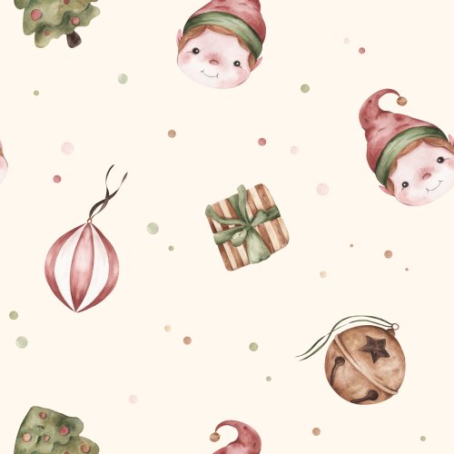 christmas elf with presents