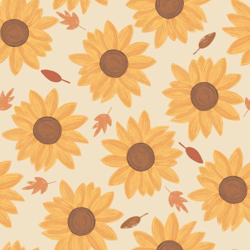 yellow sunflower floral