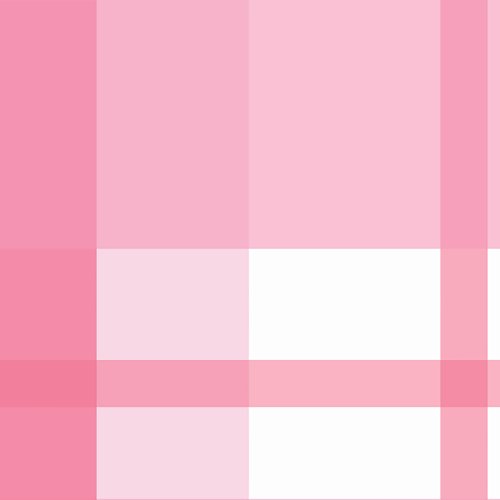 Pink and white plaid design