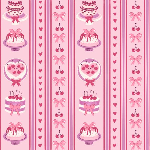 valentine's day cake stripes