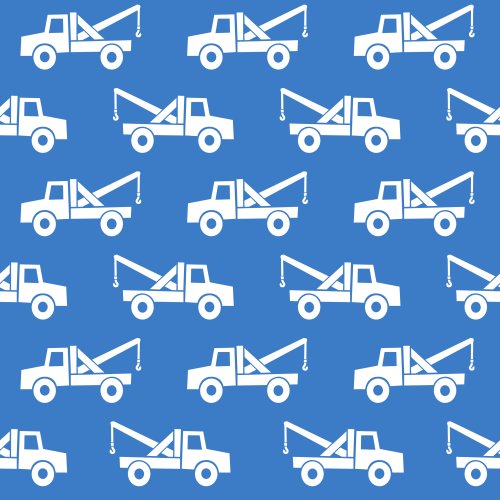 Tow Trucks on a blue background. 