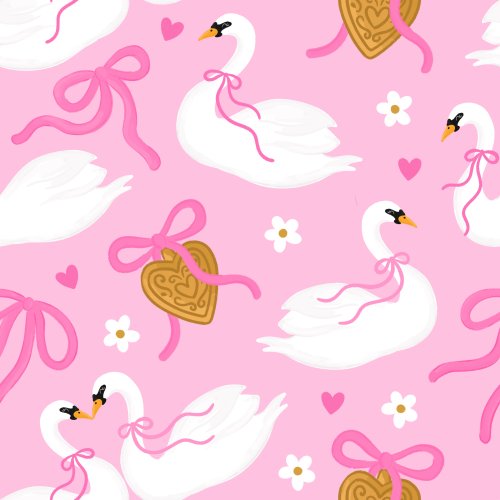 valentine's day swans