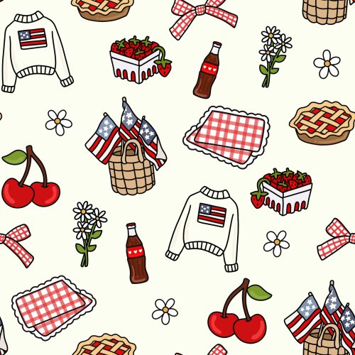 4th of july patriotic fabric