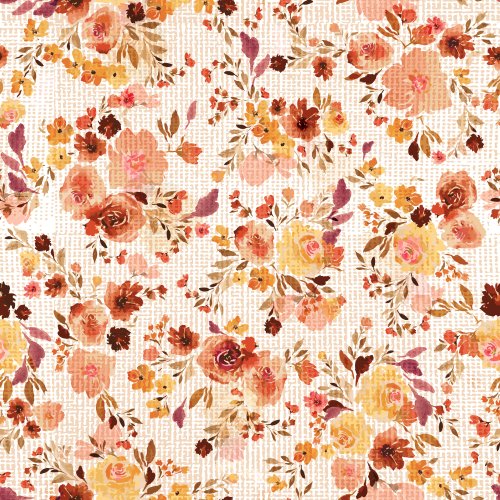 fall floral textured design