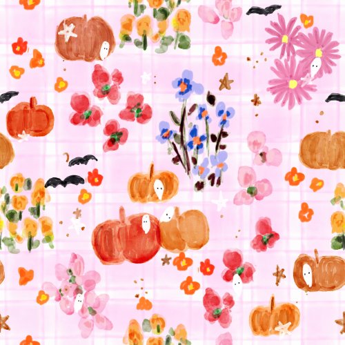 pink pumpkin patch design