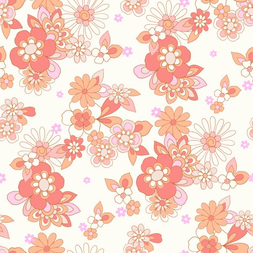 Sweet Hearts Retro Floral