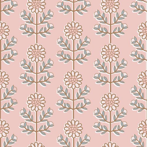 indian block print floral