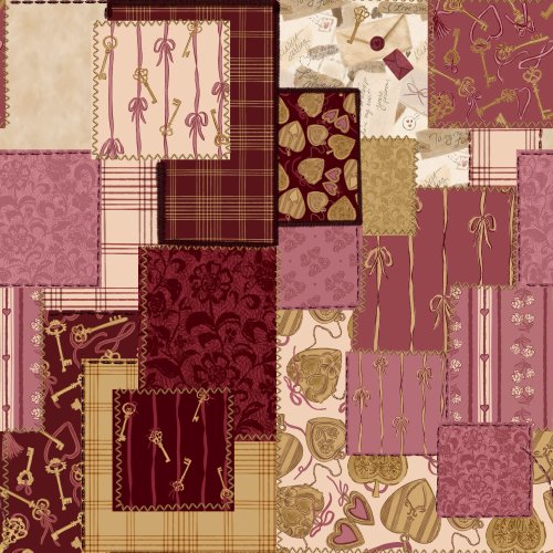 valentines day patchwork quilt