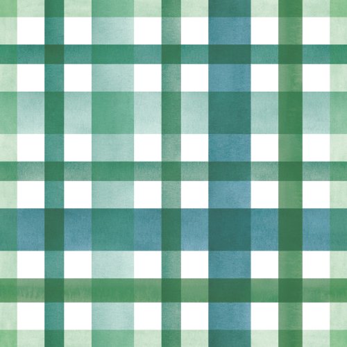 green watercolor st patricks day plaid design