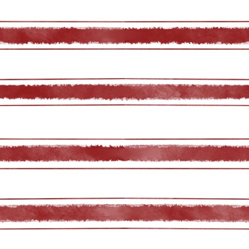 watercolor vintage red and white stripe 