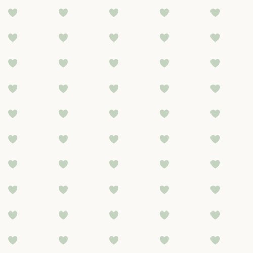 Hand made heart design.