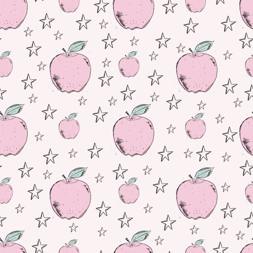 apple and star design