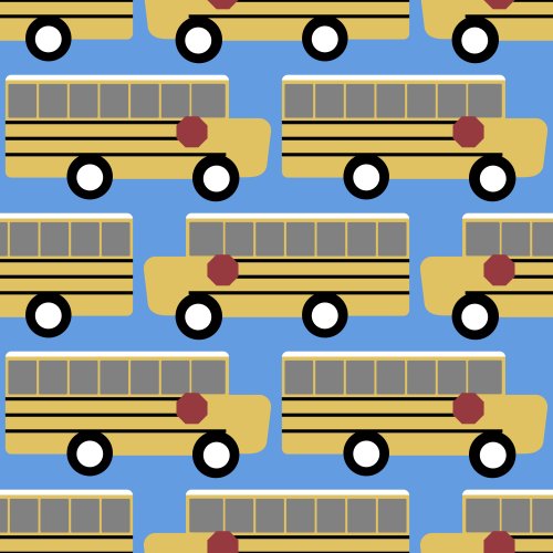 schoolbuses on a solid background