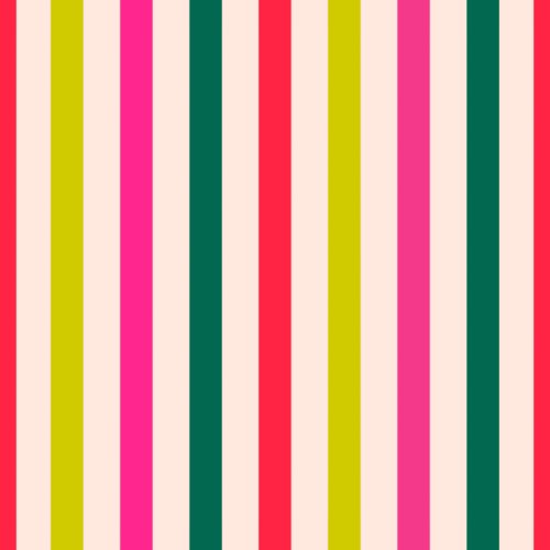 Retro Neon Christmas Bows stripe coordinate