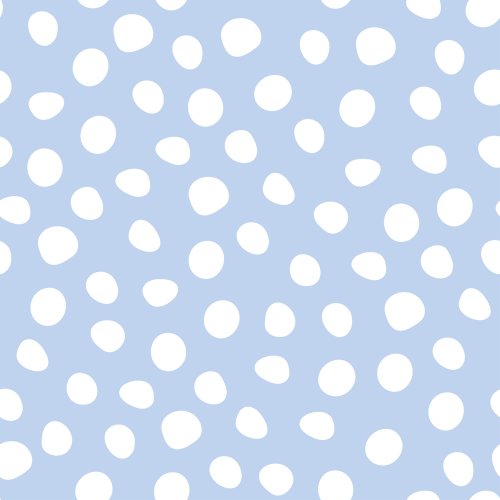 Organic polka dots in a random toss.