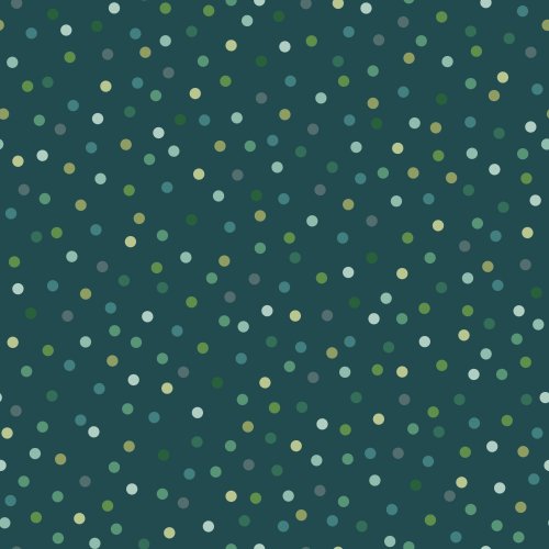 small green polka dot design