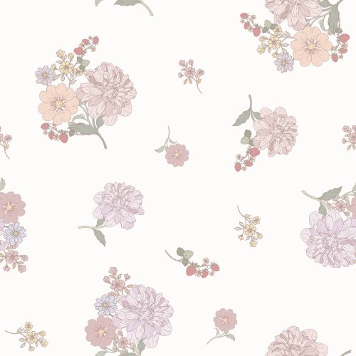 small pastel floral